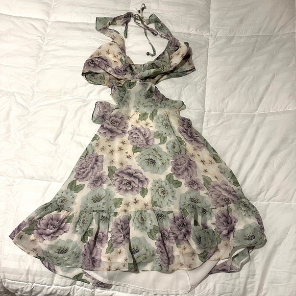 HELLO MOLLY My Sights Mini Dress Green - Picture 7 of 11